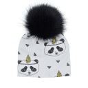 Bonnet pour enfants avec pompon en fourrure Stacey 9