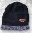 Bonnet réversible en tricot pour femmes J788 1