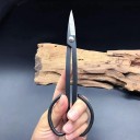 Bonsai-schaar met lange handvatten en smalle bladen 4,5 cm Stalen zwarte Tuinscharen voor het vormen van planten en fijn snijden 4