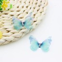 Borboletas decorativas de organza 50 unid 4