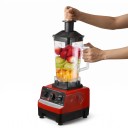 Bordblender 2 i 1 2000 W Med stor beholder og kværn til tørre råvarer Hastighedsregulering Rød Til smoothies og isdrikke Køkkenmaskine 9