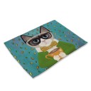 Borddækning med katte 6