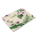 Borddækning med tropiske blomster 4
