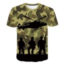 Børne camouflage T-shirt T2511 4