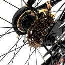Børne mountainbike 7 gear 85×135 cm kulstofstål og aluminiumlegering justerbart sæde 63–76 cm til terrænkørsel 14