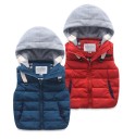 Børne quiltet vest J1239 1