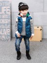 Børne quiltet vest J1239 3