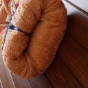 Børne quiltet vest med bamse 2