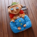 Børne quiltet vest med bamse 3
