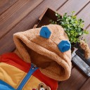 Børne quiltet vest med bamse 4