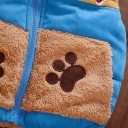 Børne quiltet vest med bamse 6