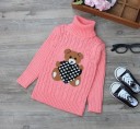Børne rullekrave med bamse J2889 9