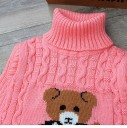 Børne rullekrave med bamse J2889 4