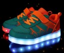 Børne selvlysende sneakers A356 1