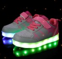 Børne selvlysende sneakers A356 3