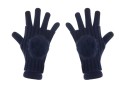 Børne strikkede vinterhandsker med pompon J2879 9