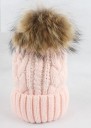 Børne strikket vinterhue med pompon J3234 15