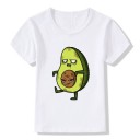 Børne t-shirt med avocado 12