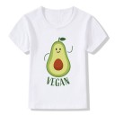 Børne t-shirt med avocado 10