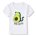 Børne t-shirt med avocado 22