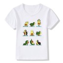 Børne t-shirt med avocado 16