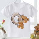 Børne-T-shirt med bogstav 15