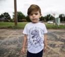 Børne-T-shirt med dinosaur B1576 2