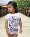 Børne-T-shirt med dinosaur B1576 3