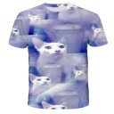 Børne-T-shirt med kat B1456 7