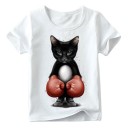 Børne-T-shirt med kat B1508 6