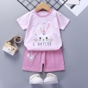 Børne-T-shirt og shorts L1095 18