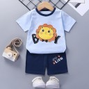 Børne-T-shirt og shorts L1095 10