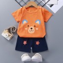 Børne-T-shirt og shorts L1095 17
