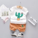 Børne-T-shirt og shorts L1102 8