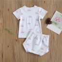Børne-T-shirt og shorts L1121 2