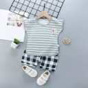 Børne-T-shirt og shorts L1180 5
