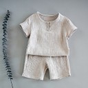 Børne-T-shirt og shorts L1184 4