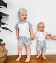 Børne-T-shirt og shorts L1185 5