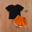 Børne-T-shirt og shorts L1465 5