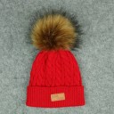 Børne vinterhue med pompon Chloe 5