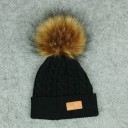 Børne vinterhue med pompon Chloe 3