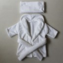Børnefotograferingssæt: badekåbe og turban 1