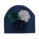 Børnehue med blomster Rose 5