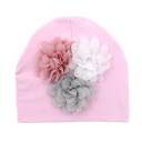 Børnehue med blomster Rose 4