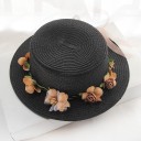 Børnehue med blomster T862 7
