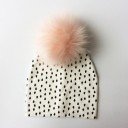 Børnehue med lodden pompon 9
