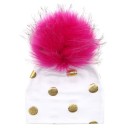 Børnehue med pompon Becky 5