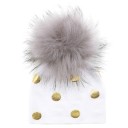 Børnehue med pompon Becky 6