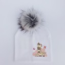 Børnehue med pompon Nicole 9