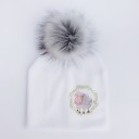 Børnehue med pompon Nicole 3